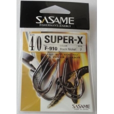 Anzois Sasame Super-X Nº4/0 F-910 Black Nickel